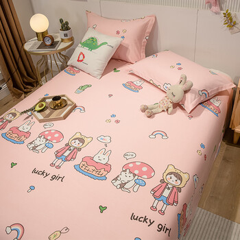 ins风全棉床单单件学生宿舍单人纯棉被单双人床1.5m1.