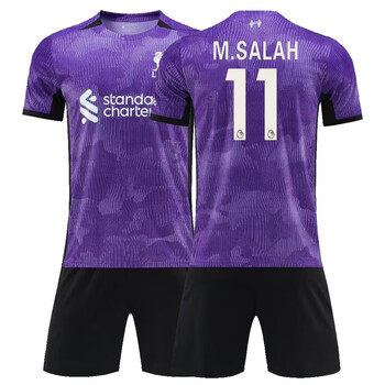 球进啦利物浦足球服男训练服萨拉赫儿童女同款速干面料号比赛服范迪克