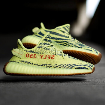 adidas yeezy boost椰子350黄斑马 荧光黄 香蕉跑鞋 b37572 b37572 47