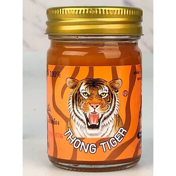 酸痛膏泰国原装进口老虎膏跌打损伤风湿骨病酸痛活络按摩膏泰国虎膏