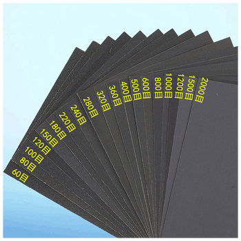 砂纸抛光水磨干磨沙纸打磨6080320600100015002000目砂砂纸240目1张