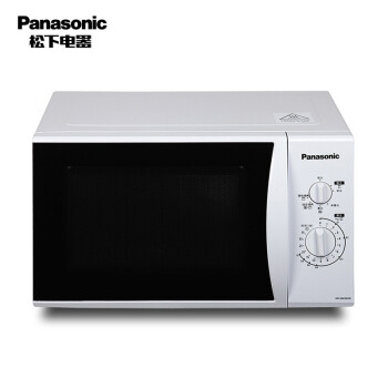 松下（Panasonic）NN-GM333W 23升 微烤一体式家用微波炉 360°转盘式加热 五档火力旋钮操作精准控温