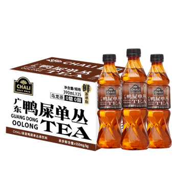 CHALI茶里公司茶飲料  0糖0脂烏龍茶 鴨屎香烏龍茶390ml*15瓶/箱