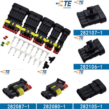 AMP/TE安普TYCO泰科防水汽车连接器接插件282104-1【图片 价格 品牌 报价】-京东