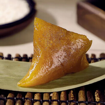 斗米主义广东客家高潭灰水粽子糯米粽子即食甜粽碱水粽红豆沙蜜枣端