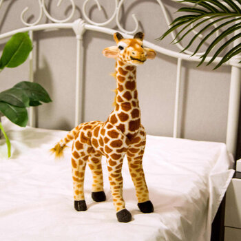 迪士尼disney仿真长颈鹿公仔毛绒玩具儿童睡觉布娃娃男孩陪睡抱枕送