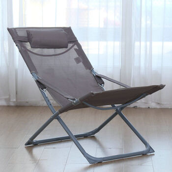 骄鹿老式帆布躺椅小型折叠椅简易家用阳台方便休闲懒人办公室午休睡椅