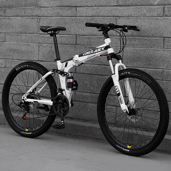 路虎g4折叠山地自行车一体轮单车闪电高颜值越野跑车双减震男女变速