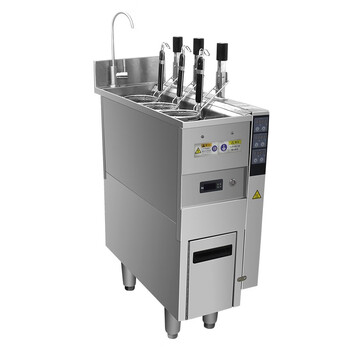 定时全自动升降煮面炉商用电热燃气多功能六头煮面机烫粉机青鲨面馆