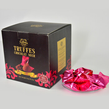乔慕（Truffles）法国松露形巧克力70%纯可可脂美味巧克力代可可脂零食节日送礼 独立装 礼盒装 1kg 70%纯可可