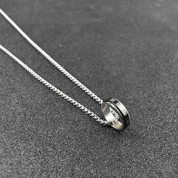 复古戒指项链男士潮人嘻哈吊坠男女简百搭韩版钛钢情侣首饰 尺码戒指