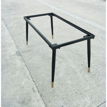 桌子腿岩板桌腿支架铁艺桌脚定制大板桌架子吧台茶几腿金属桌子腿餐台