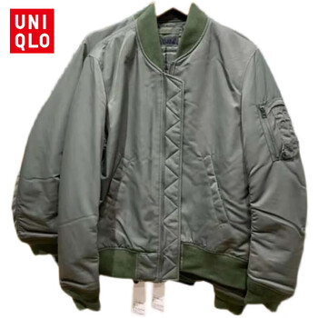 秋冬季军旅式飞行员夹克短外套男女款立领棒球服棉服潮449629军绿色l