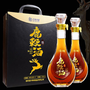 男性保健品鹿鞭酒500ml鹿鞭酒 整根鹿鞭滋补酒养生酒男性 1盒鹿鞭酒