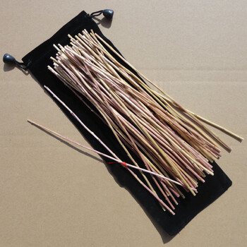 中国周公文王占算卜卦孔子蓍草筹策术数易经三宝八卦卜筮易经 蓍草sn