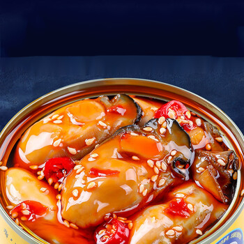 即食麻辣生蚝海鲜罐头小吃网红零食下饭菜罐装熟食2罐