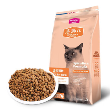 麦富迪 猫粮 藻趣儿成猫全价粮 三文鱼味1.5kg