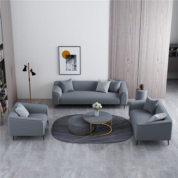 恒信家居 北欧网红沙发简约现代轻奢美容院美甲店接待小沙发服装店