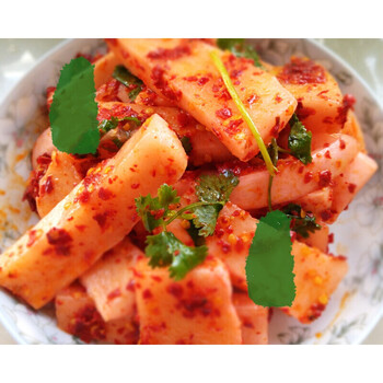 酸萝卜湘西特产湖南怀化手工泡菜孕妇开胃凉咸菜酸甜酸辣萝卜500g 纯