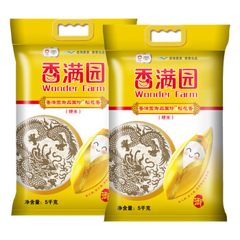 香满园香满园大米御品国珍稻香米5kg 10斤 一级东北大米 粳米家用小