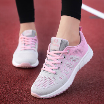 馨舒迈够胜利运动鞋女秋季网面休闲鞋韩版百搭潮鞋学生平底跑鞋防滑软