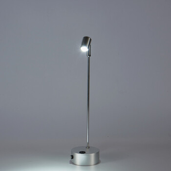 无线led充电射灯珠宝展柜玻璃柜台灯usb立杆橱窗展示展会射灯 高度24