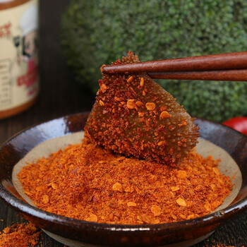 爱蜀味香辣干蘸碟四川火锅串串用干碟子烧烤料香辣辣椒面蘸料100g干蘸