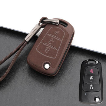 澳颜莱适用于长城哈弗汽车h1h5钥匙套皮卡风骏567tpu软胶全包壳翻毛皮