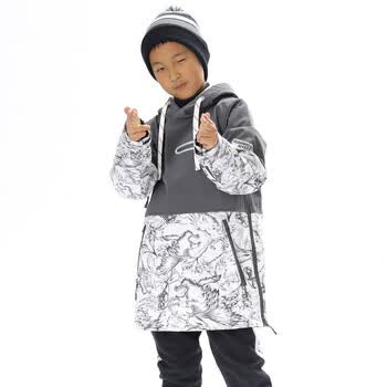 RUNNING RIVER奔流 儿童通用 冬季 新品单板保暖防风滑雪服帽衫W1765 703花色 140cm