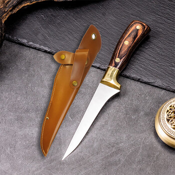 夜不休屠宰剔骨剃骨专用刀小尖刀宰猪羊鸡鸭鱼专用开鱼刀卖猪肉档分割