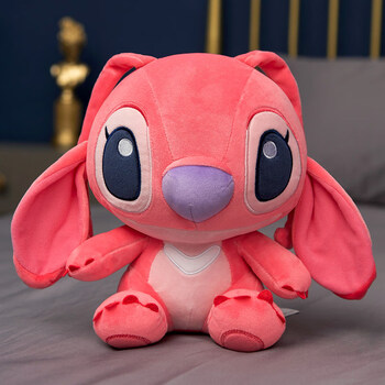 星际宝贝史迪奇公仔迪士尼毛绒玩具史迪仔玩偶布娃娃床上女孩 安琪 9