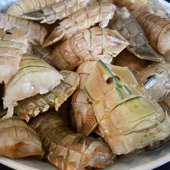 潮汕特產生醃海鮮滷蝦姑醃蝦菇皮皮蝦爬子瀨尿蝦海鮮罐頭即食醃製