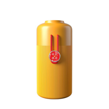SUMIE小红绳USB车载办公便捷桌面空气加湿器可爱静音超声波加湿器创意礼品 浅黄色