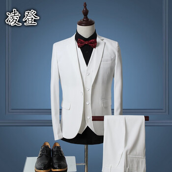 左斯客西服套装男春秋修身韩版男士商务休闲西装五件套职业装面试正装