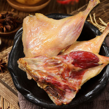 伟博买就赠风干腊鸭腿咸鸭腿农家自制腌鸭腿肉批发整箱江西特产6只