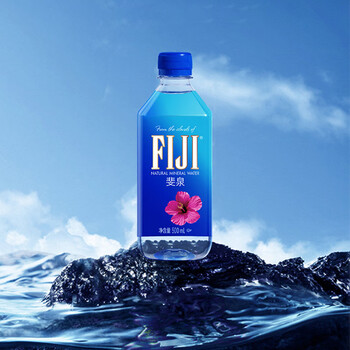斐泉(fiji)天然矿泉水 斐济群岛进口斐泉饮用水 500ml*6瓶
