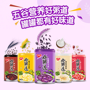 银鹭 好粥道 五种口味混合 280g*8 礼盒装 速食八宝粥