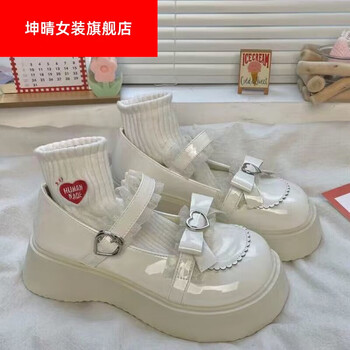 坤晴猪腰子鞋洛丽塔鞋萝莉鞋小皮鞋女日系可爱学生鞋子配裙子甜酷厚