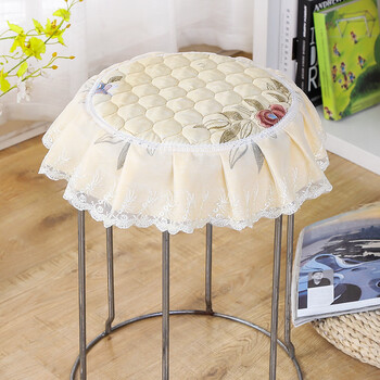 圆凳子罩套家用椅子板凳圆凳垫圆形凳子套罩布艺坐垫皮墩通用座套家用