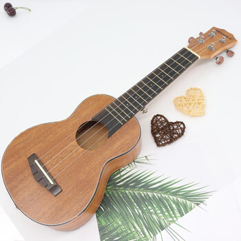 尤克里里儿童ukulele成人初学者入门学生乌克丽丽21英寸桃花芯小吉他