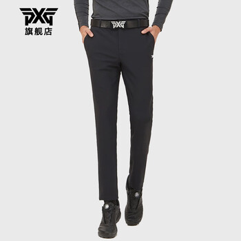 休闲时尚运动裤 golf舒适弹力直筒显瘦修身春秋款 pffpm510213-深灰色