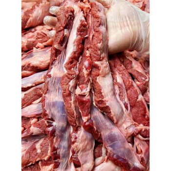 十里馋新鲜冷冻猪油边肉护心肉猪边肋肉东北大油边肉烧烤食材商用20斤