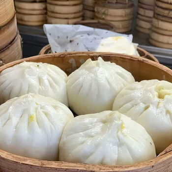 海象人(haixiangren)松月楼菜包 上海特产香菇素菜包素烧卖城隍庙春风