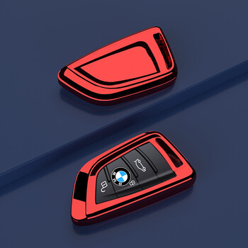 适用2021款宝马x3钥匙套x1全包x2男女士专用新款1系2系装饰壳罗曼红单