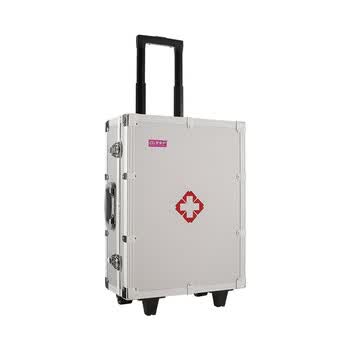爱备护 abh-m004b带拉杆救护急救箱安全生产外科型急救箱套装应急出诊