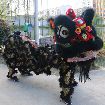 sosport舞狮醒狮佛山醒狮舞狮子醒狮南狮羊毛醒狮舞龙舞狮服装道具3号