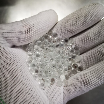 德骊嘉透明大玻璃球珠子实心水晶球摆件直径贴画涂布弹珠工艺装饰抛光