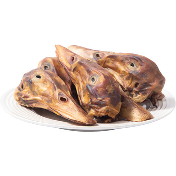 疯狂小狗狗零食鸭头骨头宠物泰迪金毛小型犬中大型犬耐咬磨牙棒天然