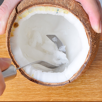 开椰子器神器 304不锈钢椰子开壳器手动开椰器工具钻孔器刮挖椰肉椰子