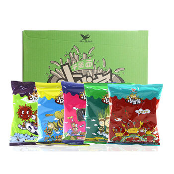 晨臻 中华小当家干脆面升版整箱掌上脆怀旧版蜜汁猪排味手掌面掌 混搭